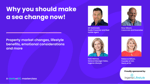 Why you should make a sea change now!