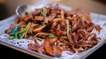 Quick and tasty beef stir fry with noodles