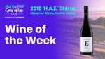 Wine of the Week: Elbourne 2018 ‘H.A.E.’ Shiraz