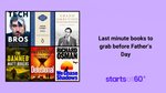Six last-minute books for Father’s Day
