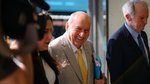 Alan Jones comes face to face with his alleged victim