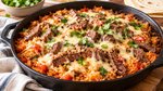 The cheesy steak and rice skillet taking the internet by storm