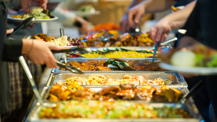 buffet lunch during chinese new year