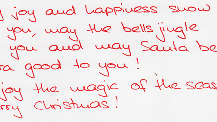 What to write on your Christmas cards