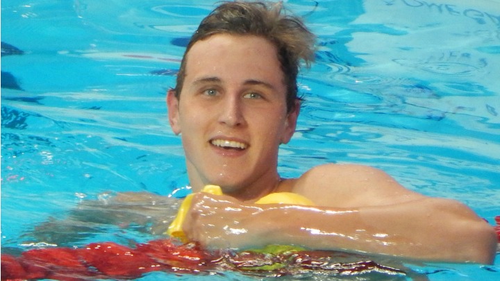 Cameron McEvoy shows what real sportsmanship looks like - Starts at 60