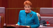 Pauline Hanson Causes Walkout During Her First Parliamentary Speech 
