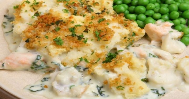 Classic fish pie with lemon mash - Starts at 60