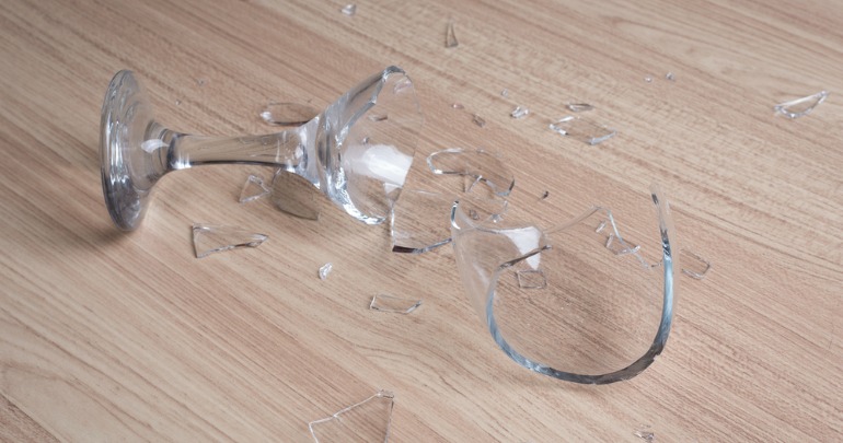 Pick up broken glass easily and safely with this trick - Starts at 60