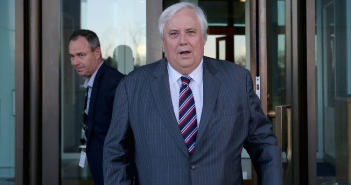 Liquidators seek arrest warrant for Clive Palmer - Starts at 60