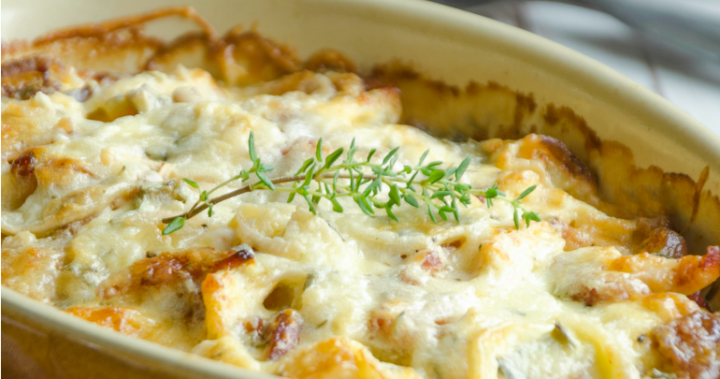 Creamy potato and pumpkin bake - Starts at 60