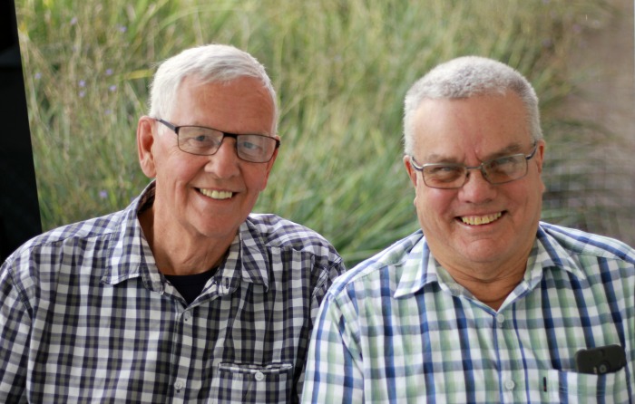Peter Wierenga – Treasurer of Polio SA and Brett Howard.