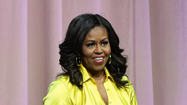 michelle obama yellow dress with boots