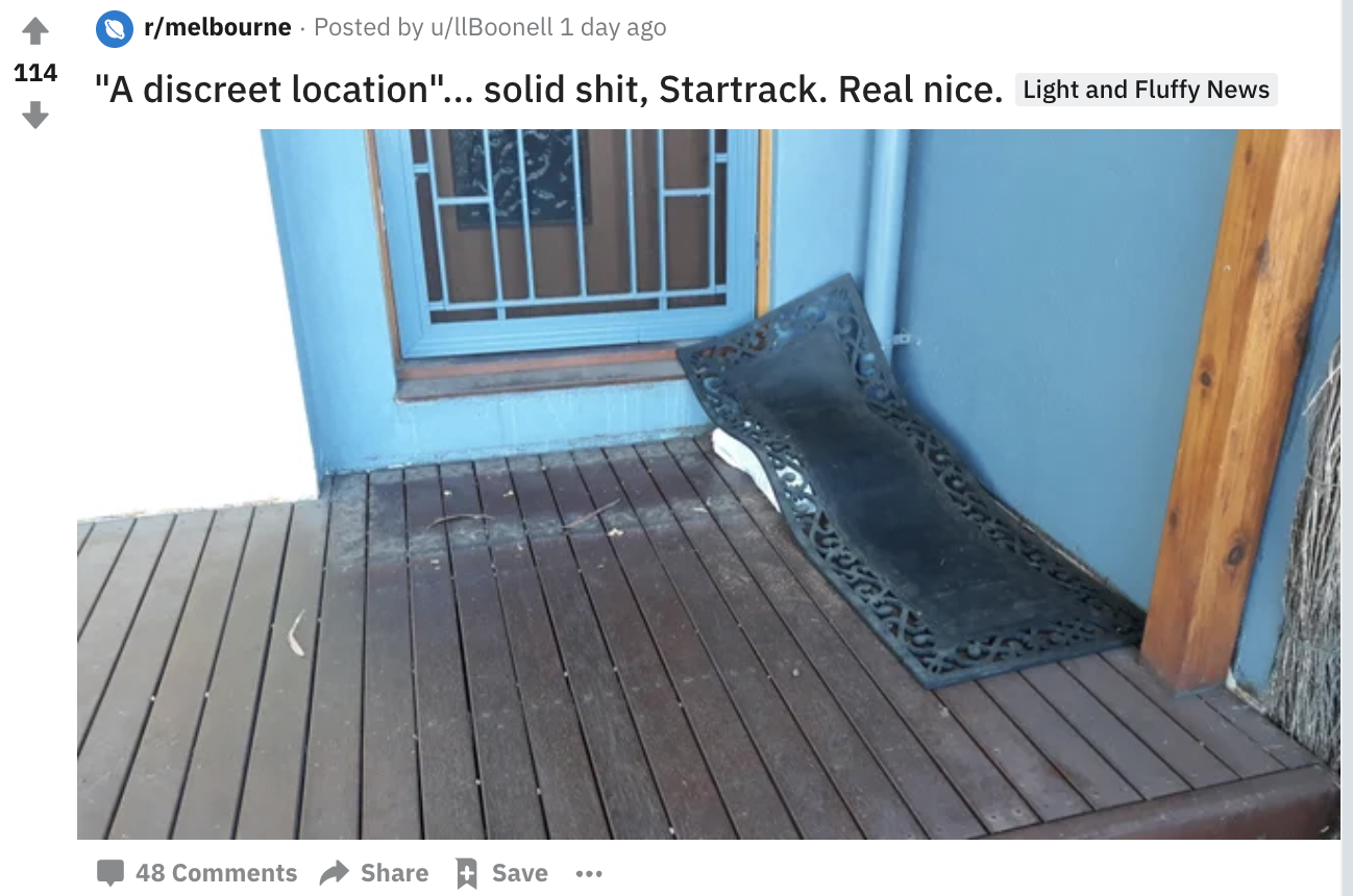 The post received a flurry of comments from other users. Source: Reddit/llBoonell.