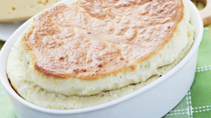 Comforting cheese souffle - Starts at 60