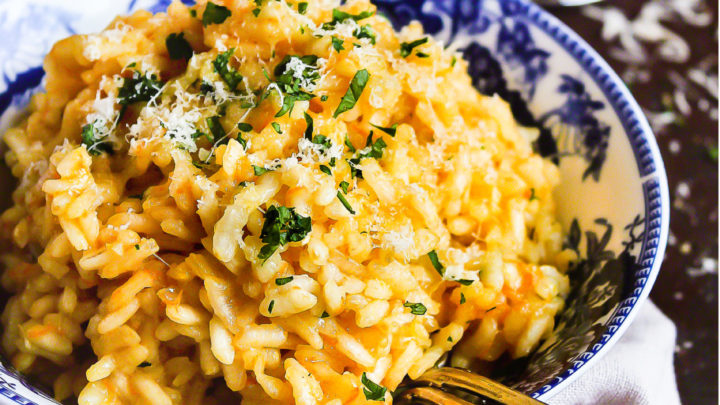 Tasty pumpkin risotto - Starts at 60