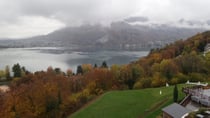 Neil and Gai's hotel room in Annecy, France overlooked the famous lake. Source: Village to Villa