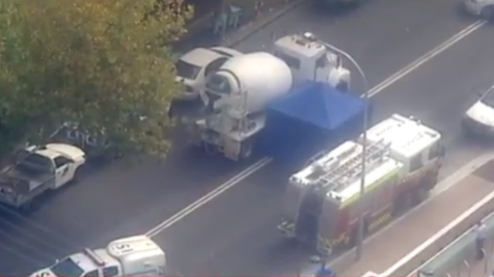 Elderly woman dies after being hit by cement truck in ‘traumatic ...