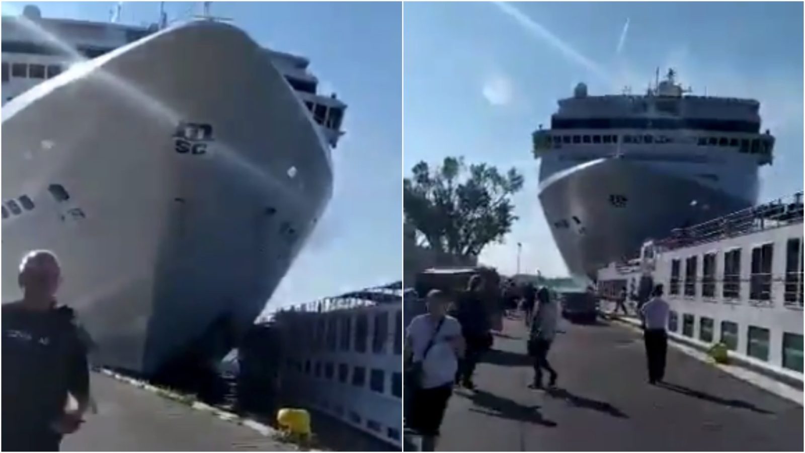 Cruise Ship Crash Aussie Tourists Injured As Vessel Smashes Into Venice Dock Starts At 60