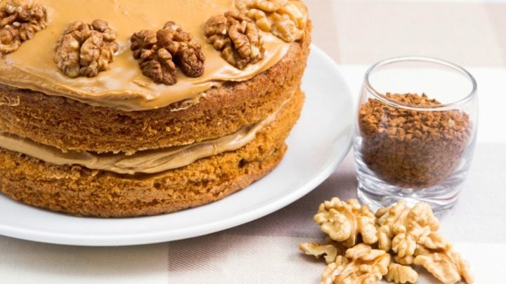 Traditional Coffee And Walnut Cake Starts At 60