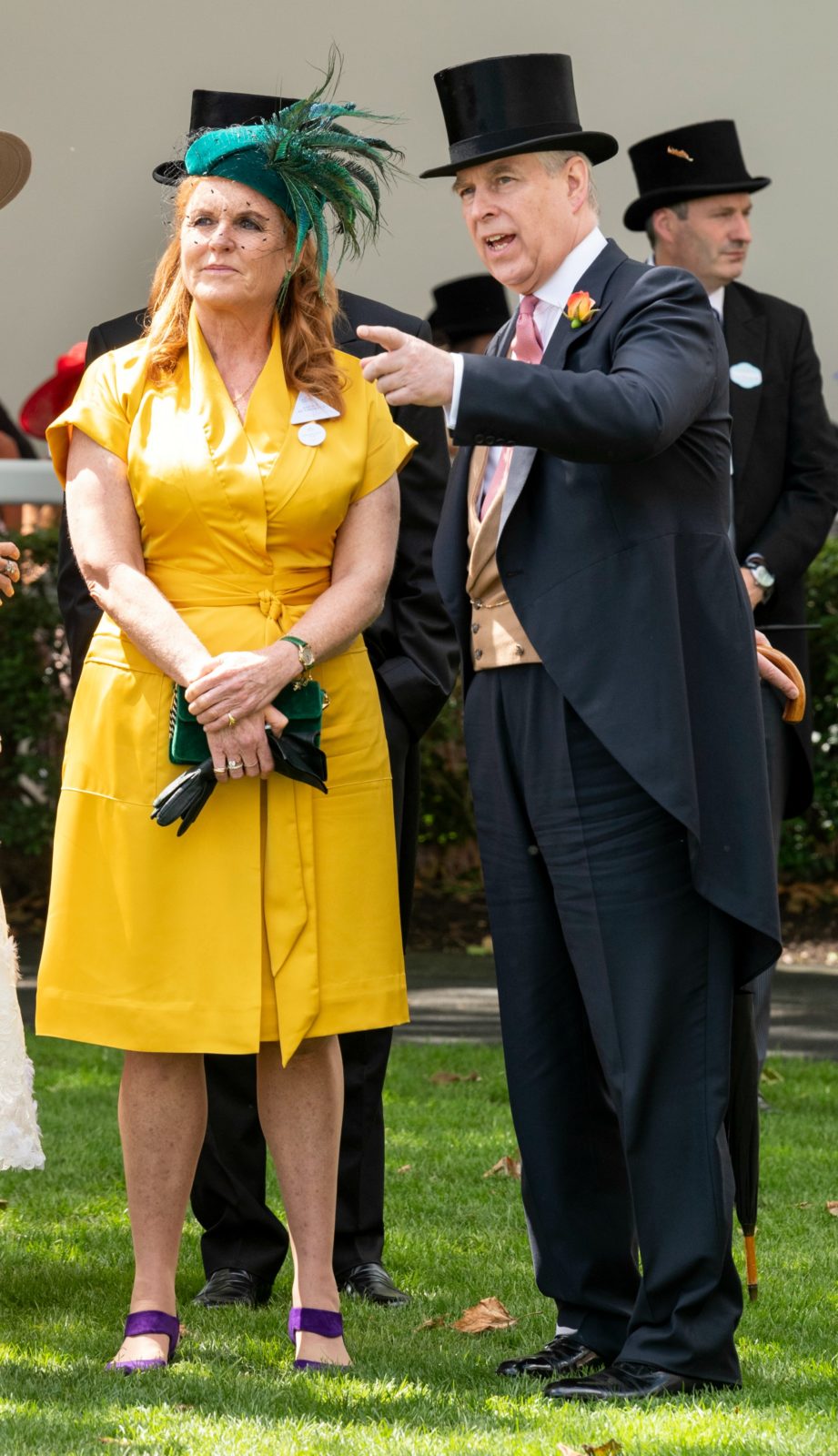 yellow ascot dress