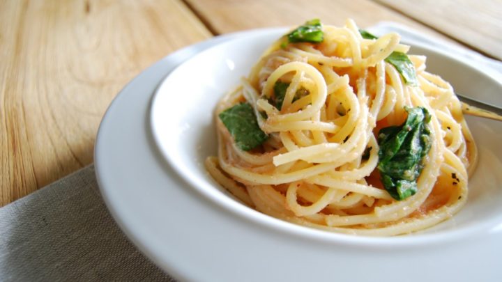 6-ingredient salmon and rocket pasta - Starts at 60