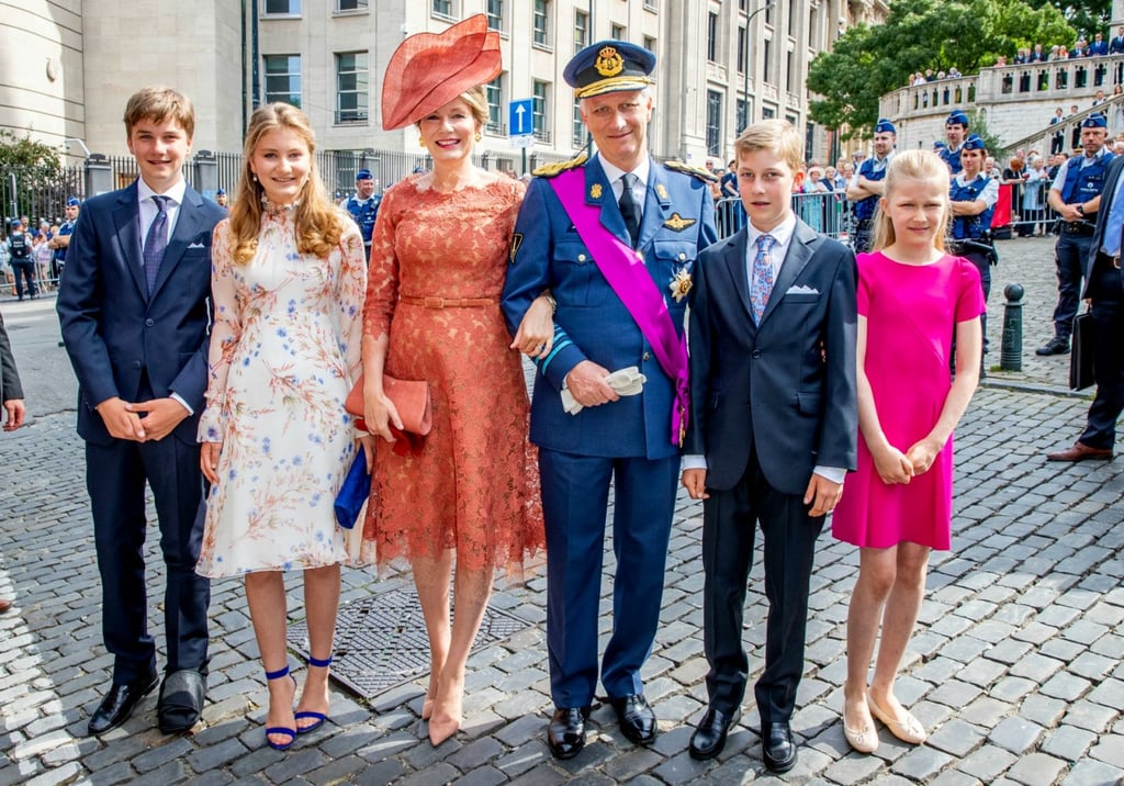 What a glamorous bunch! Belgium’s royal family shake up the style ...