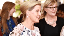 Sophie Wessex is currently in Kenya on official royal business and debuted a stylish new look. Source: Twitter.com/RoyalFamily