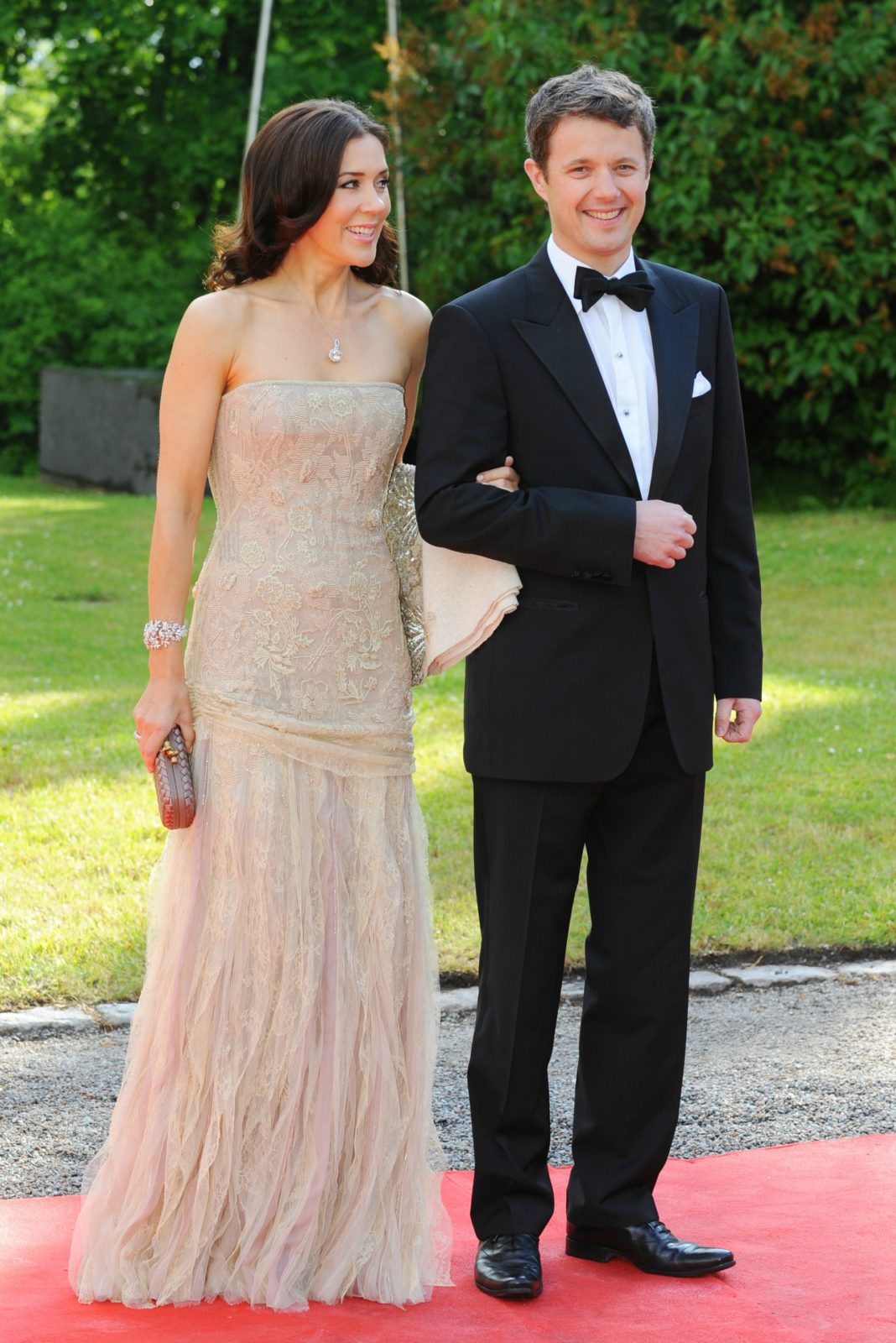 The Queen Of Recycling Princess Mary Steps Out In Favourite Blush