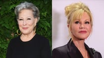 Bette Midler responded with a hilarious post after seeing Melanie Griffith pose in a sensational underwear selfie. Source: Getty.