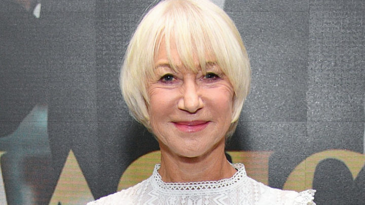 Boho beauty! Helen Mirren rocks edgy floral skirt with delicate lace ...