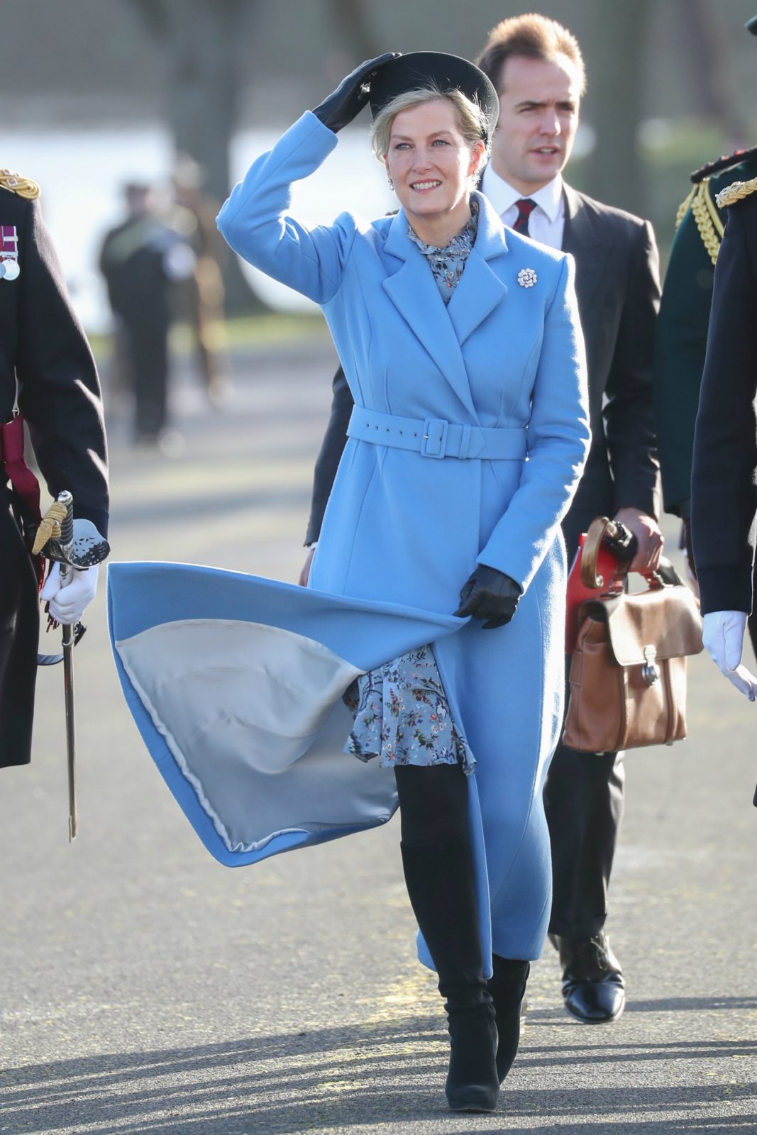 Sophie Wessex shows off natural beauty in lovely, powder-blue outfit ...