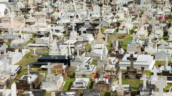 With cemeteries becoming increasingly crowded, operators have had to look into how to remain sustainable. Source: Getty.