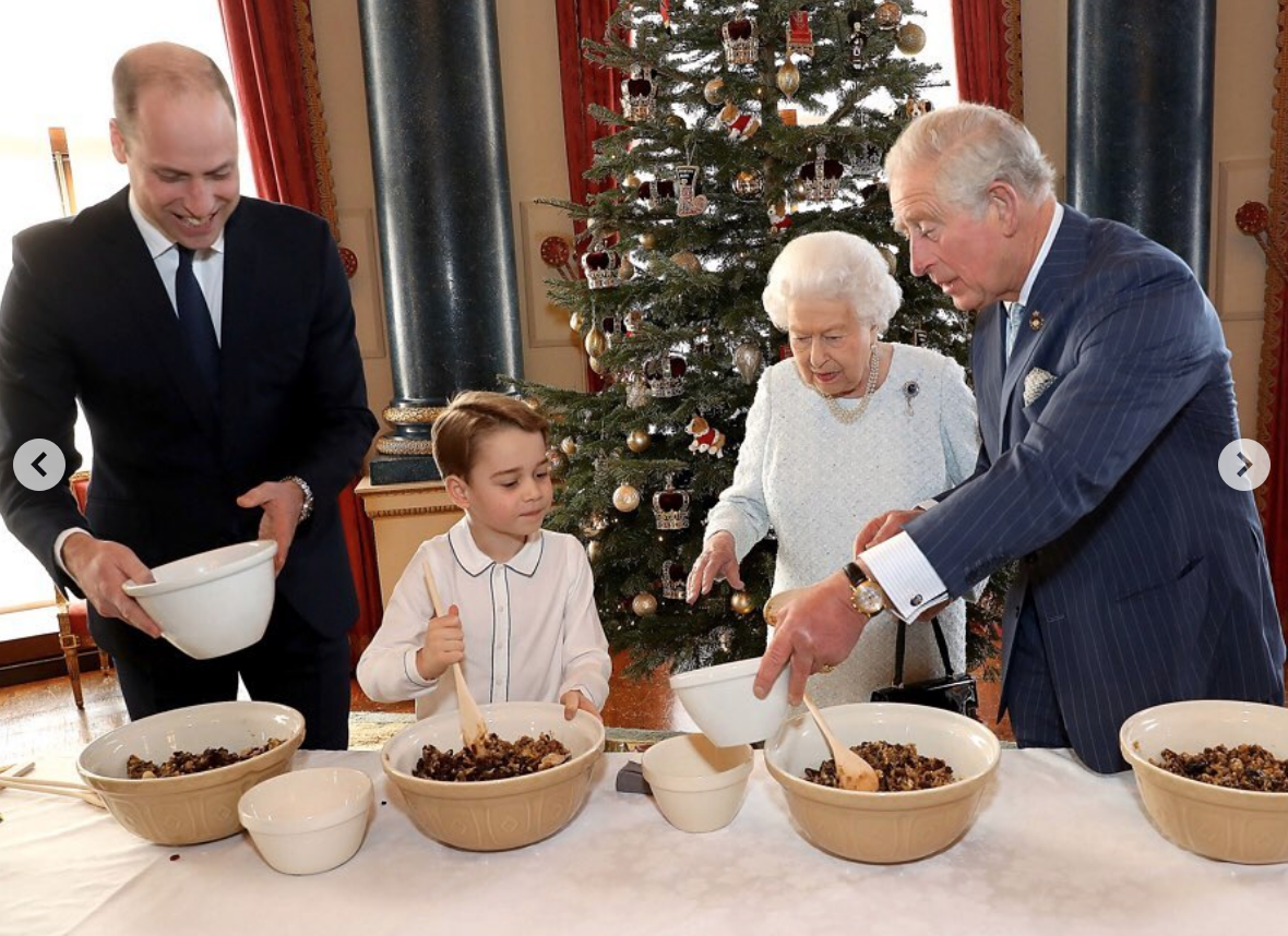 Prince George Makes Christmas Pudding With Queen Elizabeth In New Photos