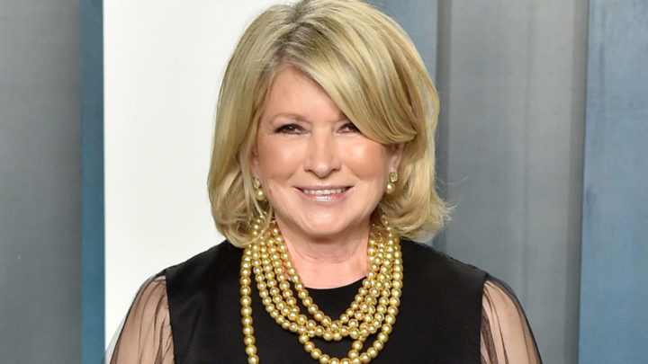 Thigh’s the limit! Martha Stewart, 78, rocks edgy black mini dress ...