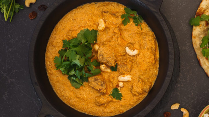 A quick and easy slow cooker chicken korma - Starts at 60