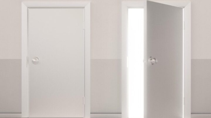 Which door would you head through when it comes to investing extra cash? Source: Getty.