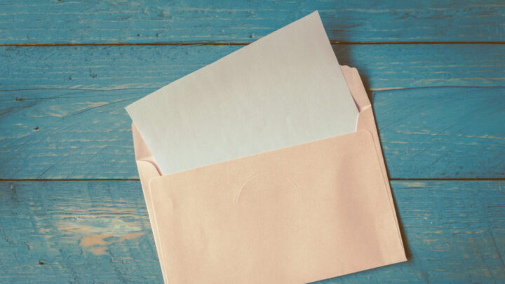 addressing an envelope to a widow