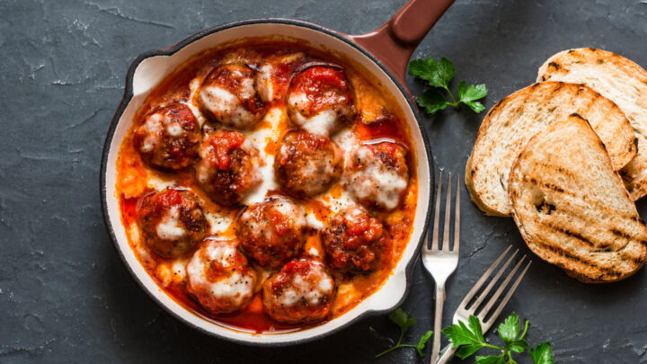 Easy Cheesy Baked Meatballs Starts At 60