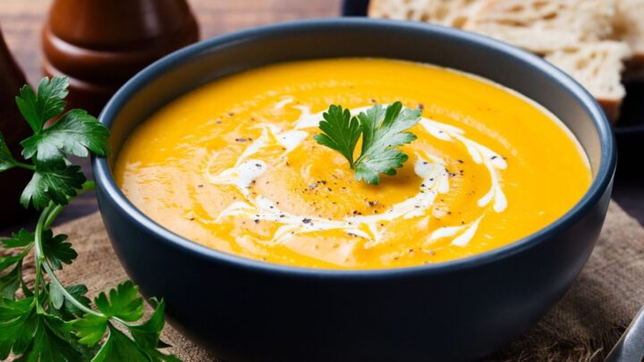 Creamy Red Lentil And Pumpkin Soup - Starts At 60