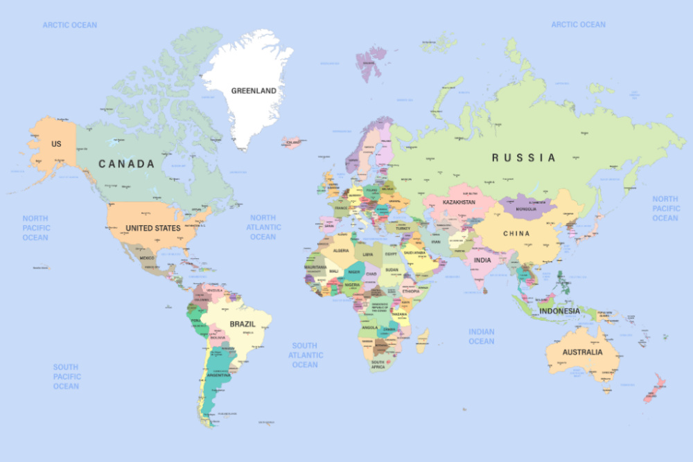 Can you identify these countries on a map? Most people can’t! - Starts ...