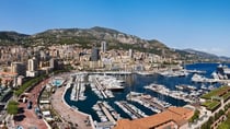 The Port Hercule and Montecarlo from Monaco Ville. Source: Getty Images