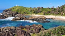 Tacking Point Lighthouse is located atop a rocky headland which offers stunning panoramic views along the Port Macquarie coastline. Source: Ian Smith