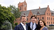 Frederik and Mary looked proud as punch with their eldest son Christian. Source: Facebook/ Det danske kongehus