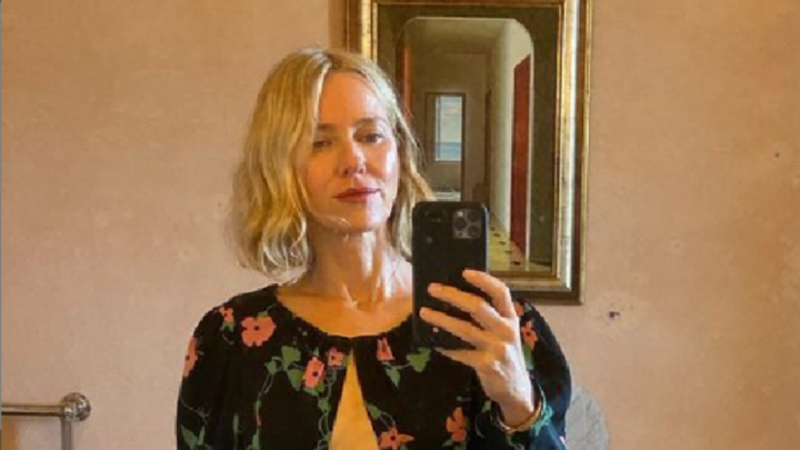 Naomi Watts looks incredible in the vintage Ozzie Clarke dress. Source: Getty