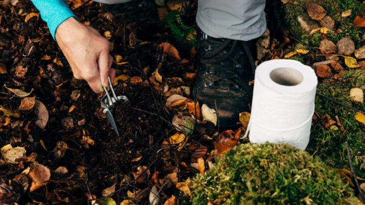 Carl hates toilet paper strewn across the countryside but I’m grateful those white flags warn of landmines. Source: Getty