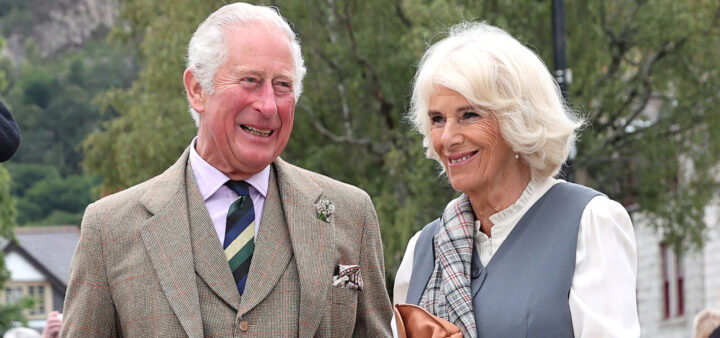 Charles and Camilla were all smiles on a day out in Scotland. Source: Getty