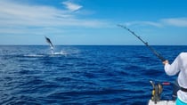 The man told his wife he'd been invited fishing with his boss. Source: Getty Images