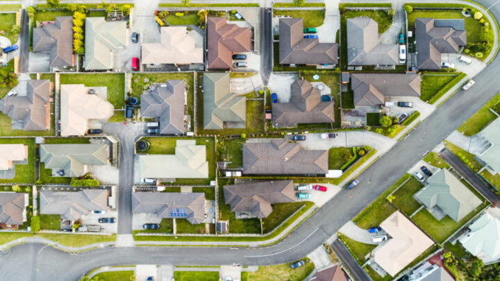 Birdseye view of a housing estate. Source: Getty