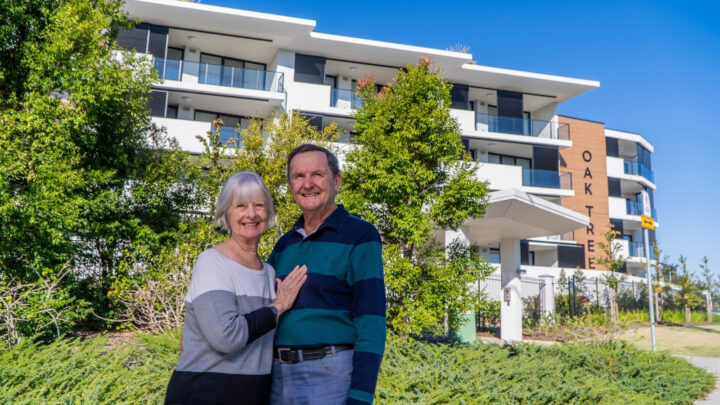 Staying close to the things they were familiar with was important to Carol and Keith Elphick when considering their move into retirement. Image source: Supplied
