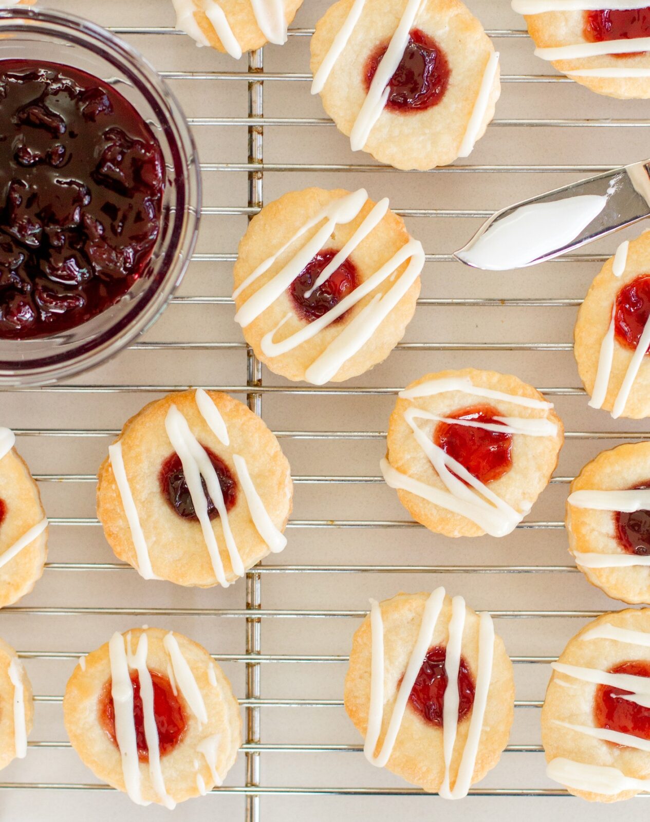 Raspberry and almond jam drops - Starts at 60